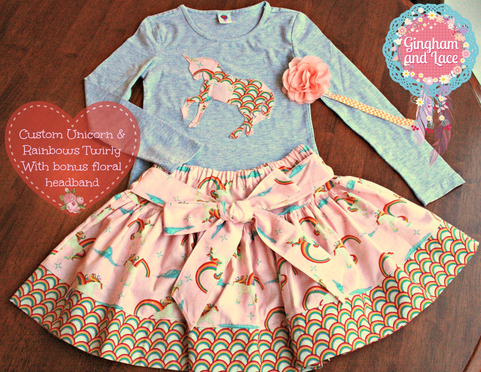 Twirly skirt and top combo