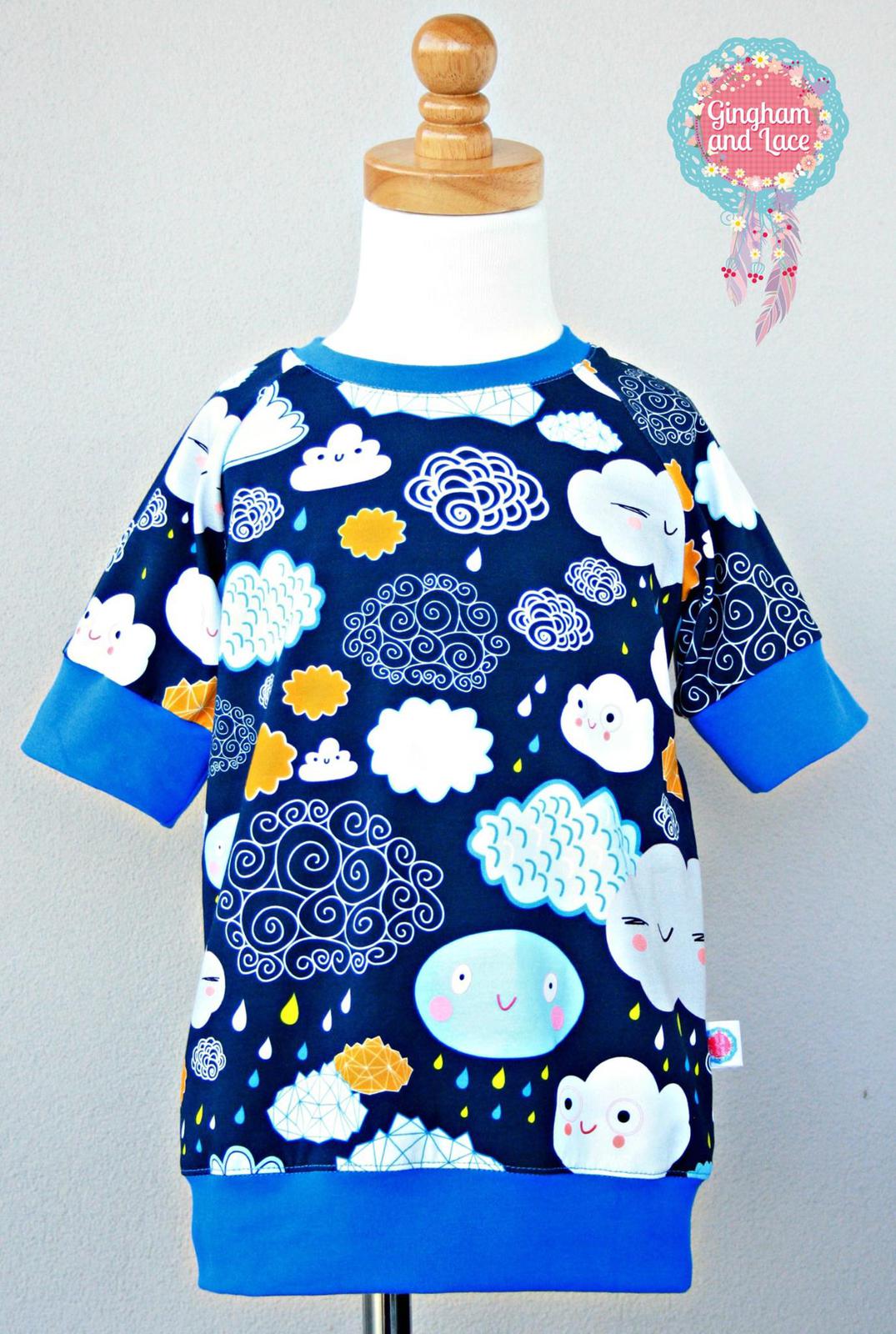 Child's Cuffed Raglan Tee