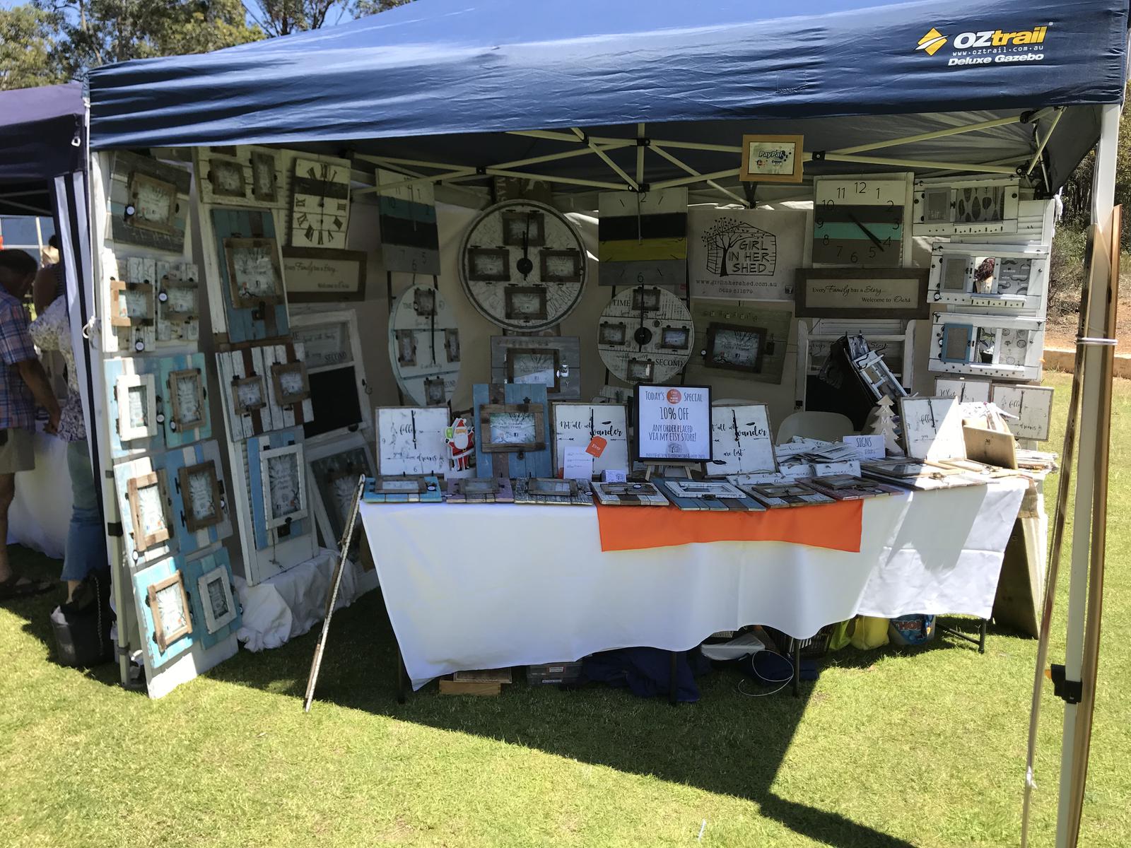 Stall set up outdoor