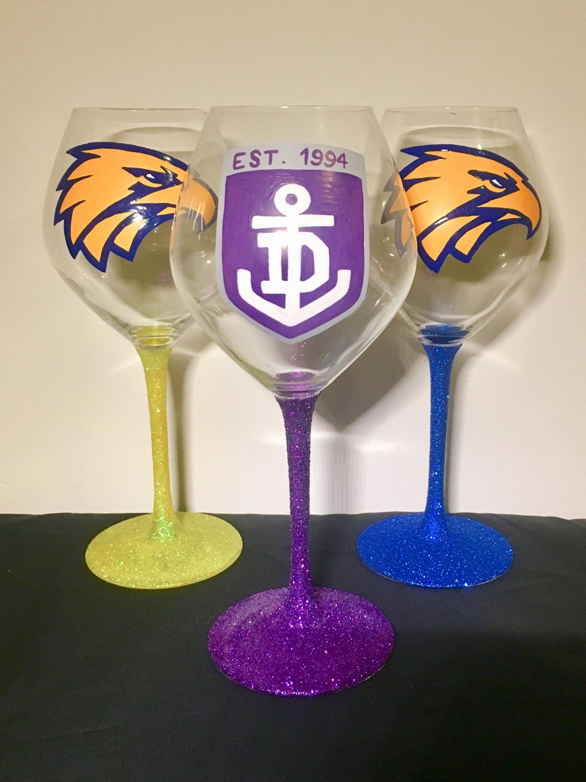 afl team glasses
