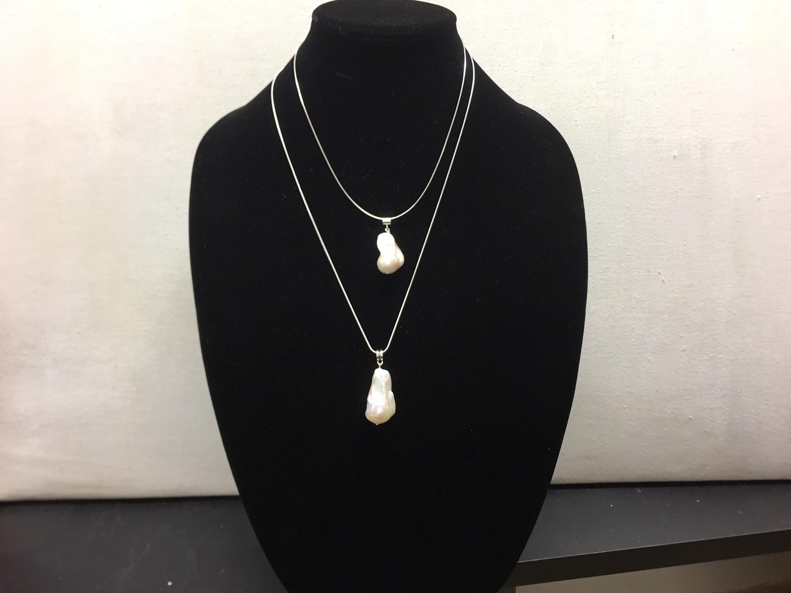 Baroque Freshwater Pearl Pendants