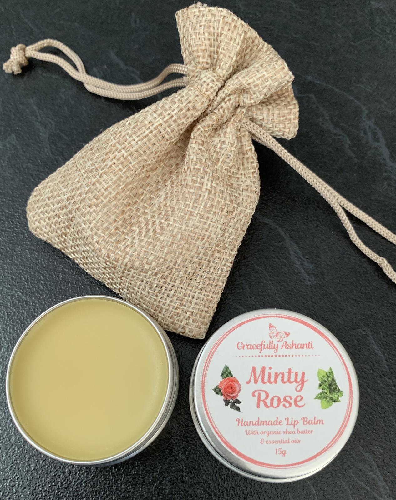 Lip Balm - Minty Rose