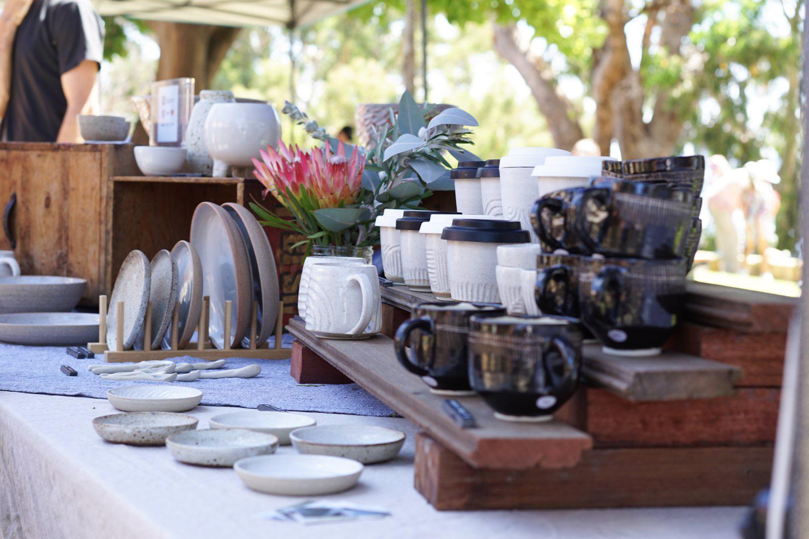 Grafton Pottery stall February 2019