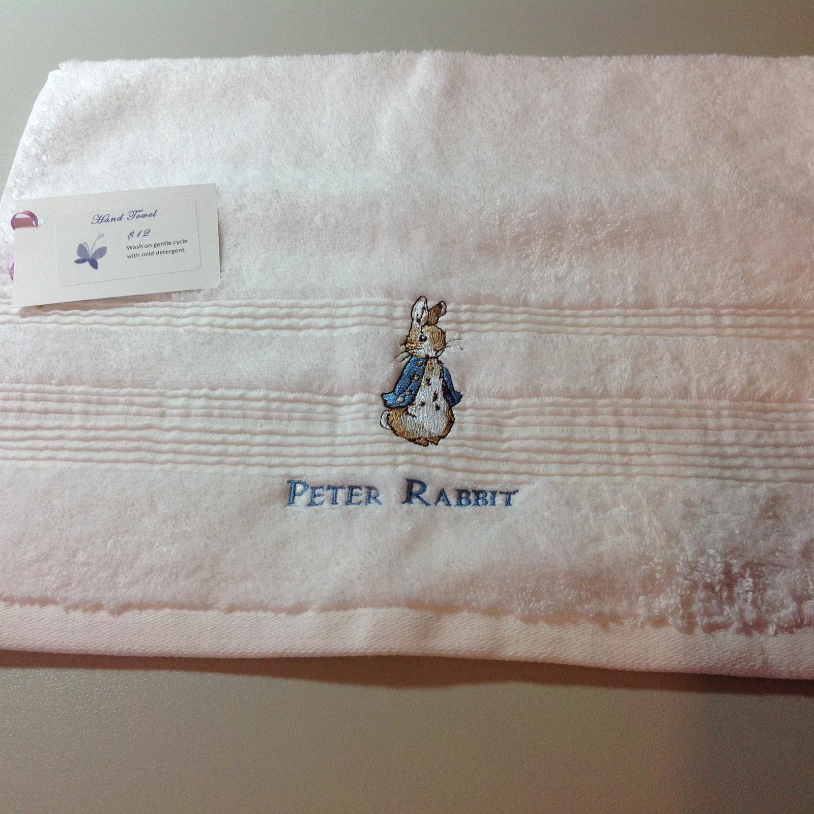 Peter rabbit hand towel