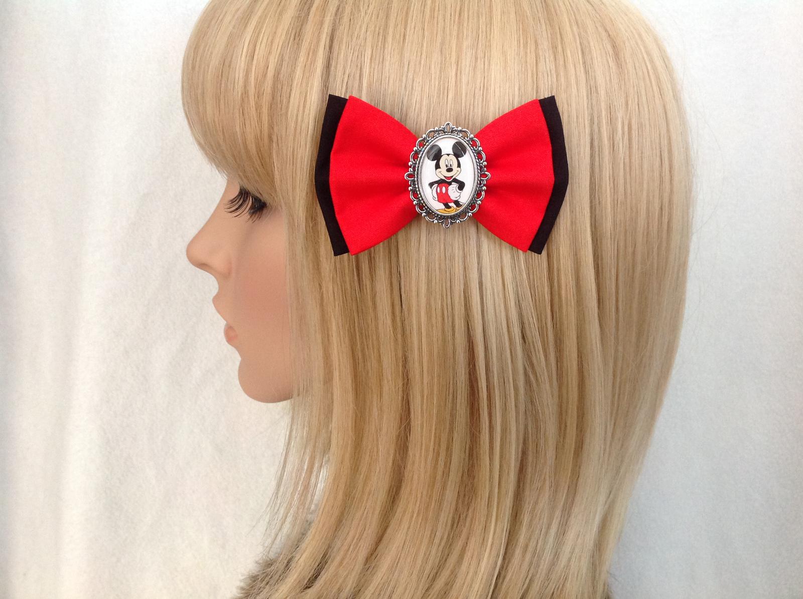 Mickey Mouse hair bow