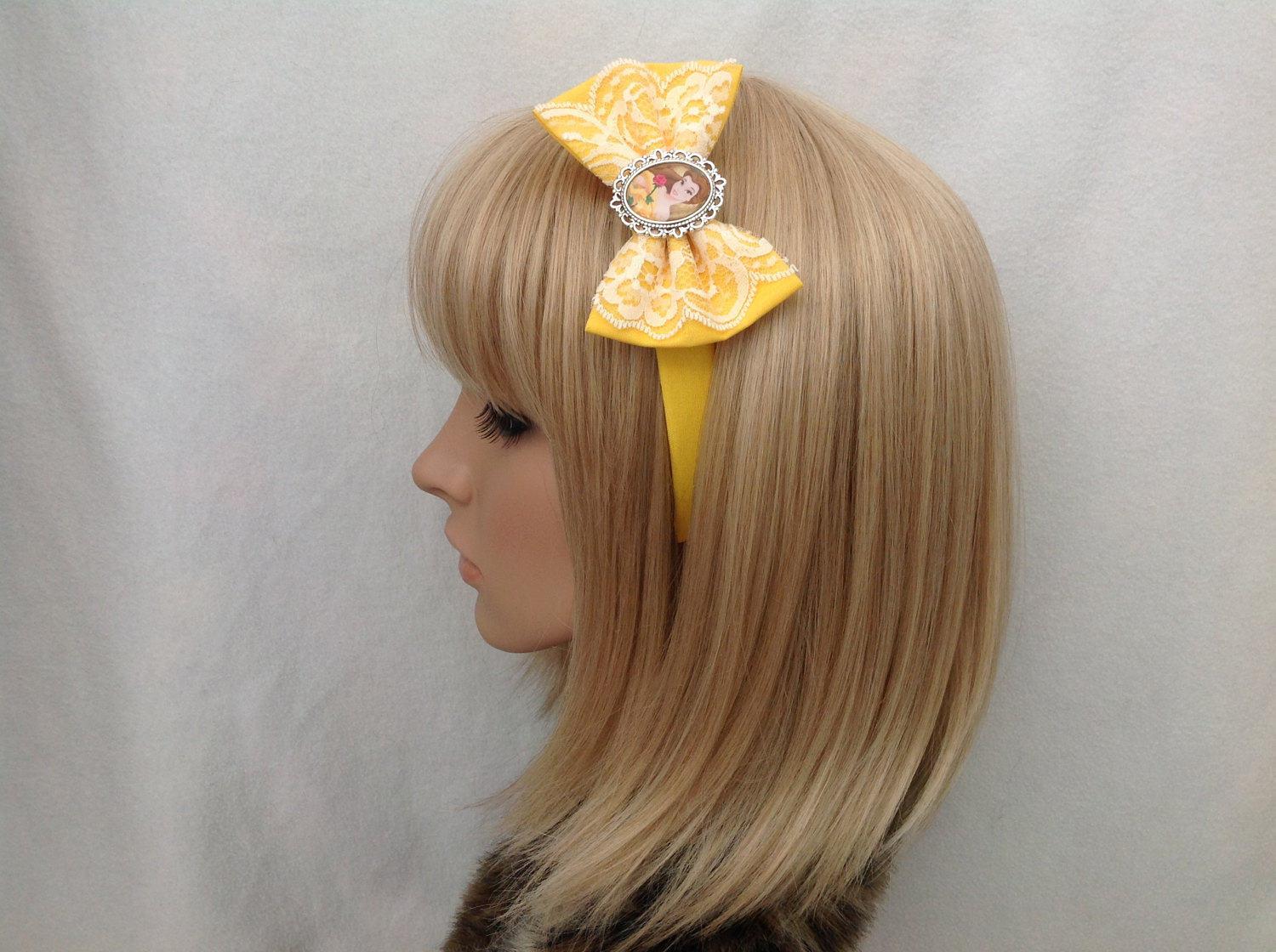 Belle beauty and the Beast headband