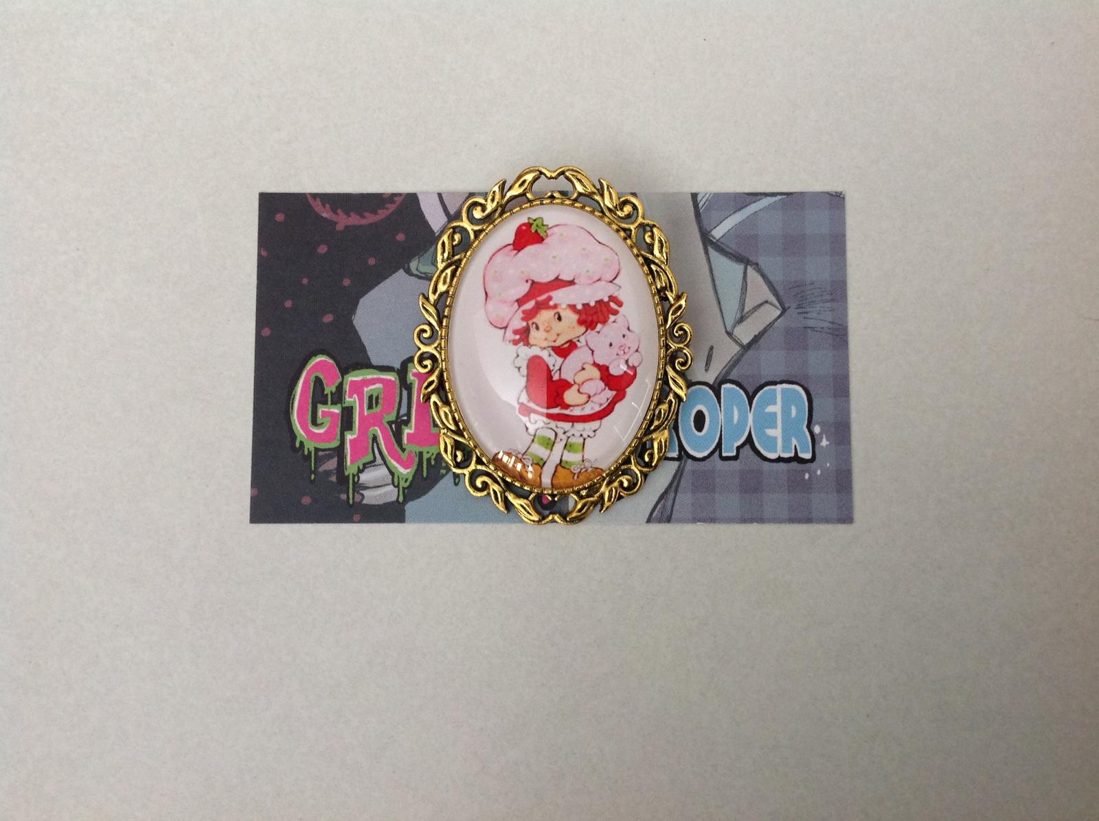 Strawberry Shortcake brooch