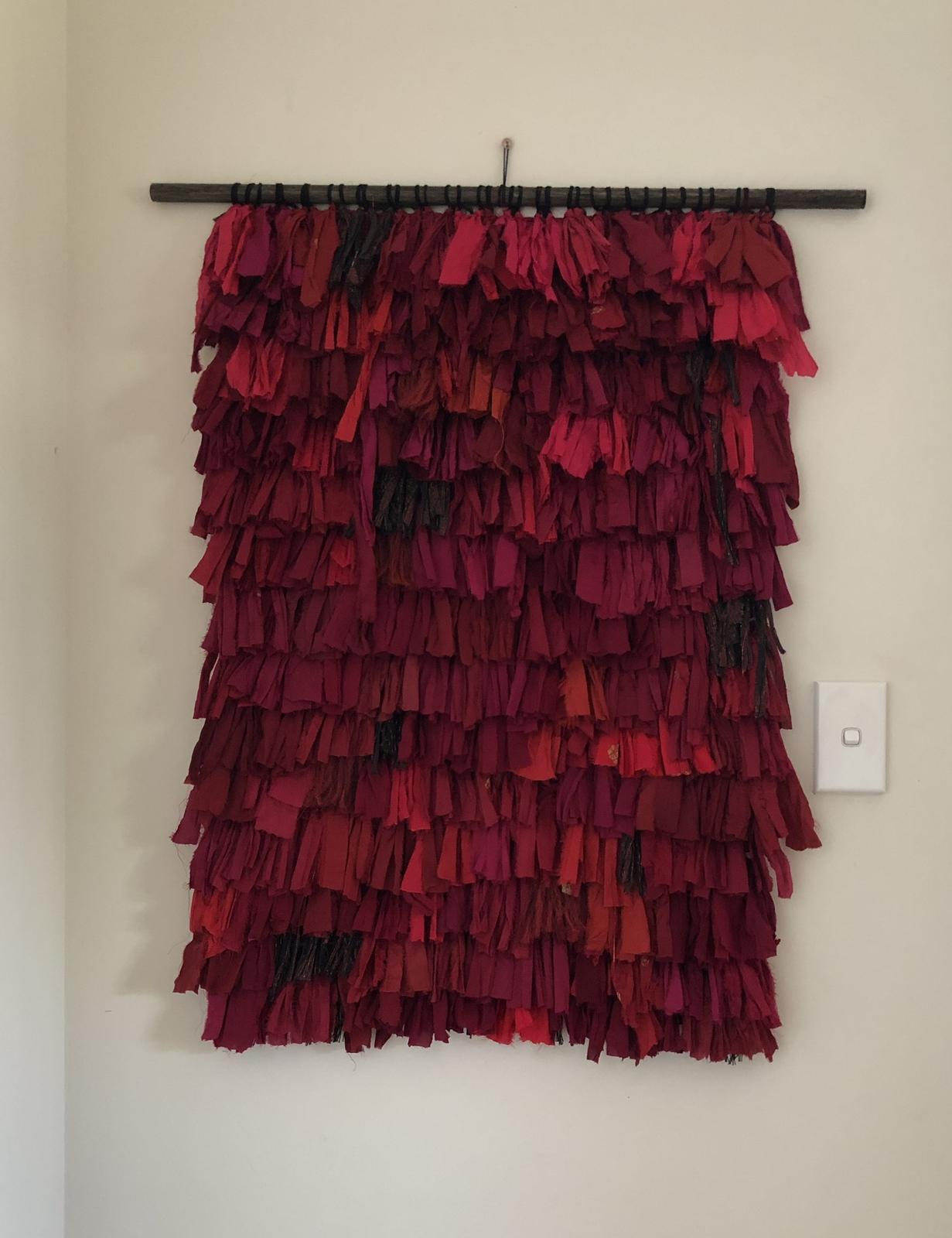 Weaved wall hanging