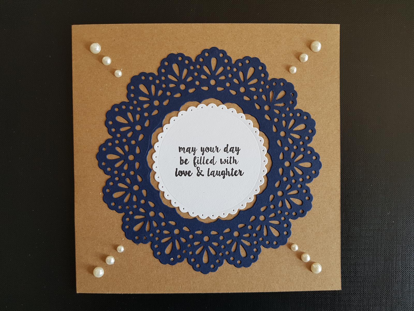 Love & Laughter - Die Cut Card