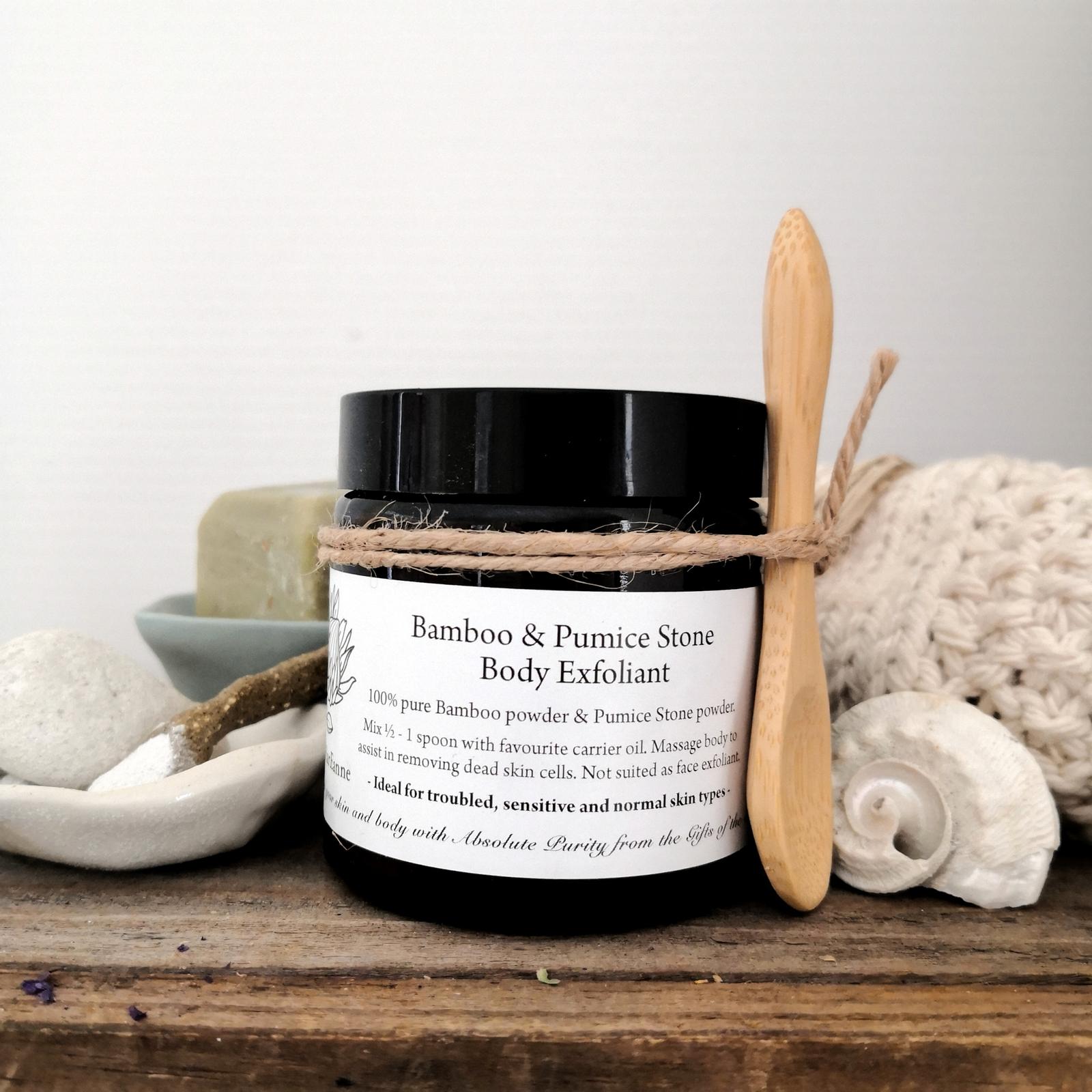 Bamboo powder & Pumice Stone Body Exfoliant