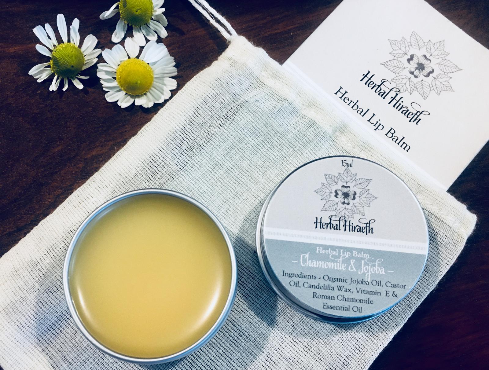Chamomile & Jojoba Lip Balm