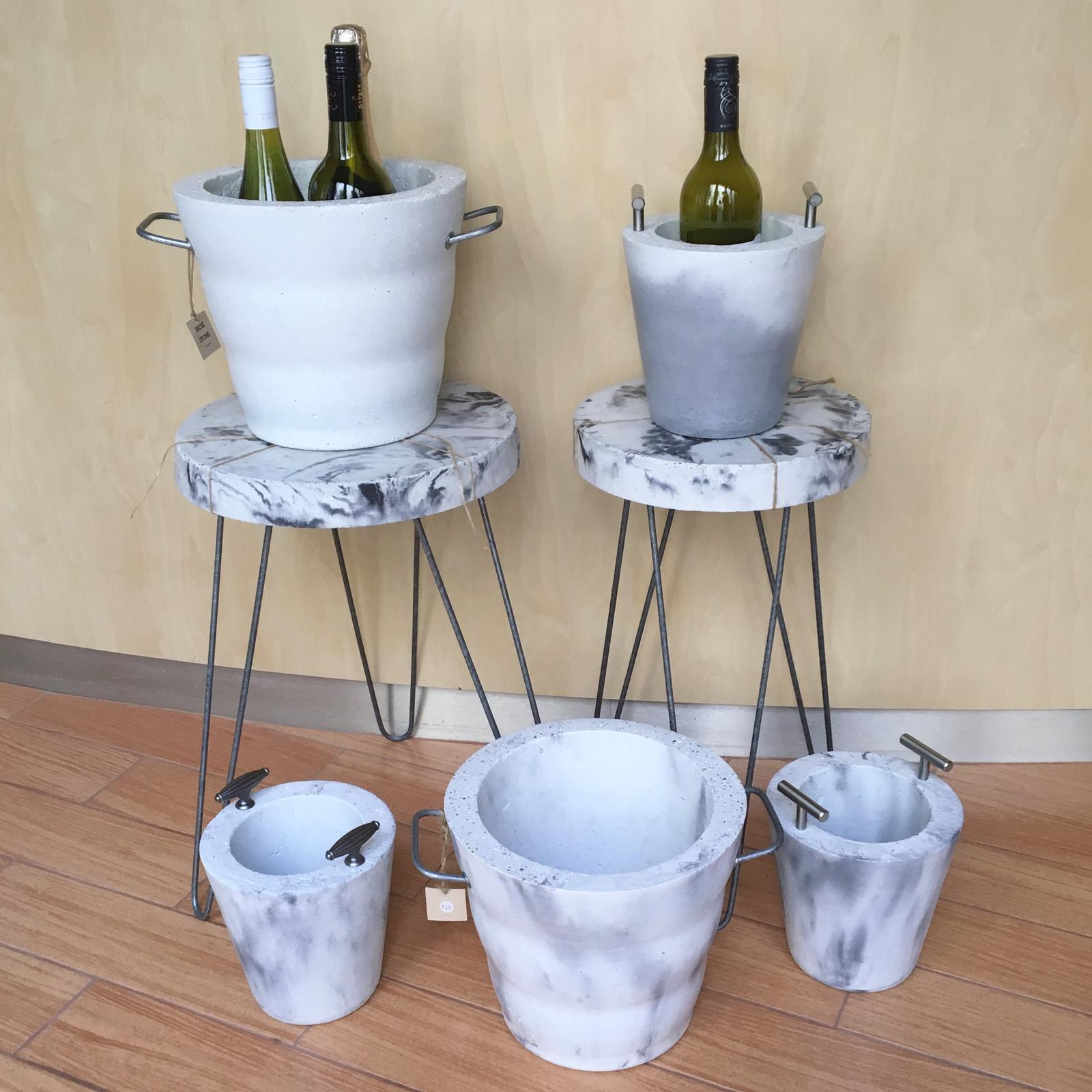 Ice Buckets + Side Tables