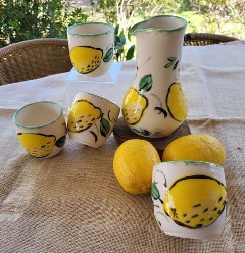 Lemon Tumbler Set