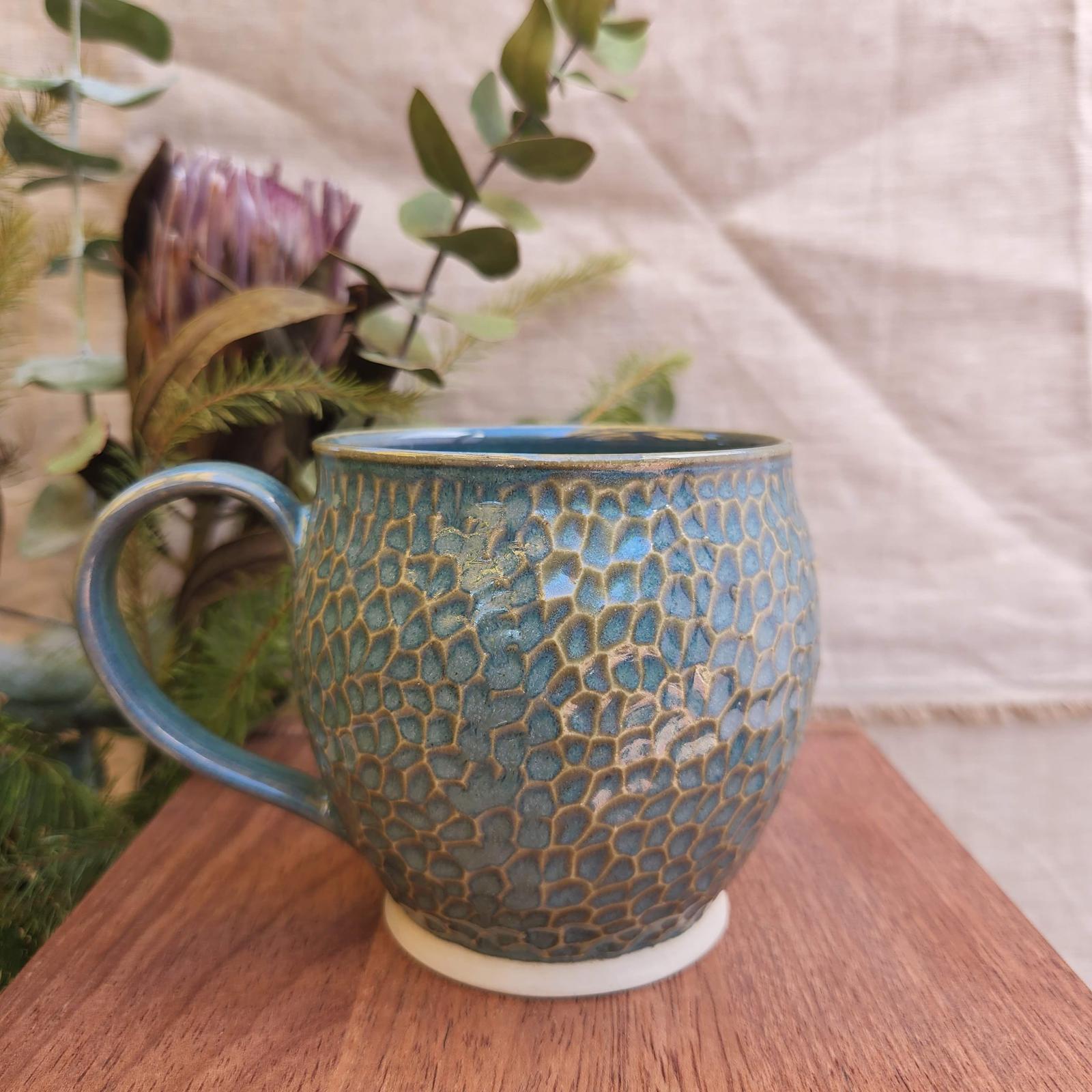 Pebble Carved Mug