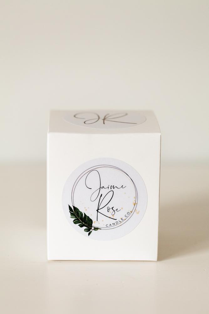 Jaime Rose Candle Co. packaging