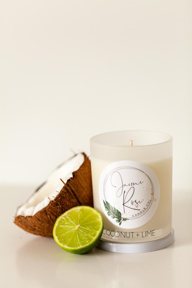 Hand poured natural soy wax candles