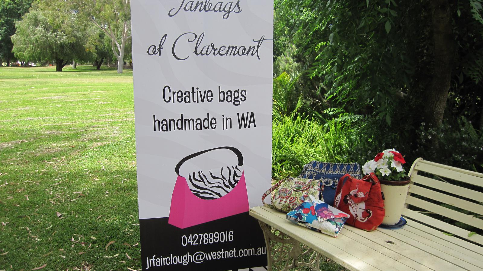 I design and make all my bags in Claremont WA