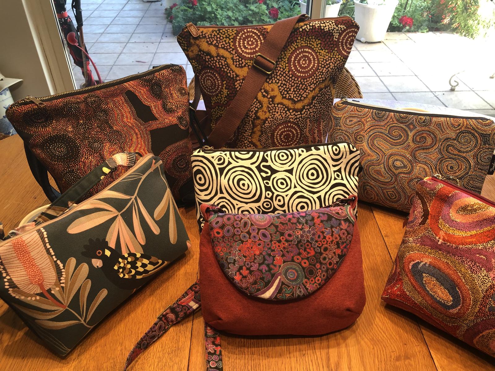 Bespoke handmade different bags