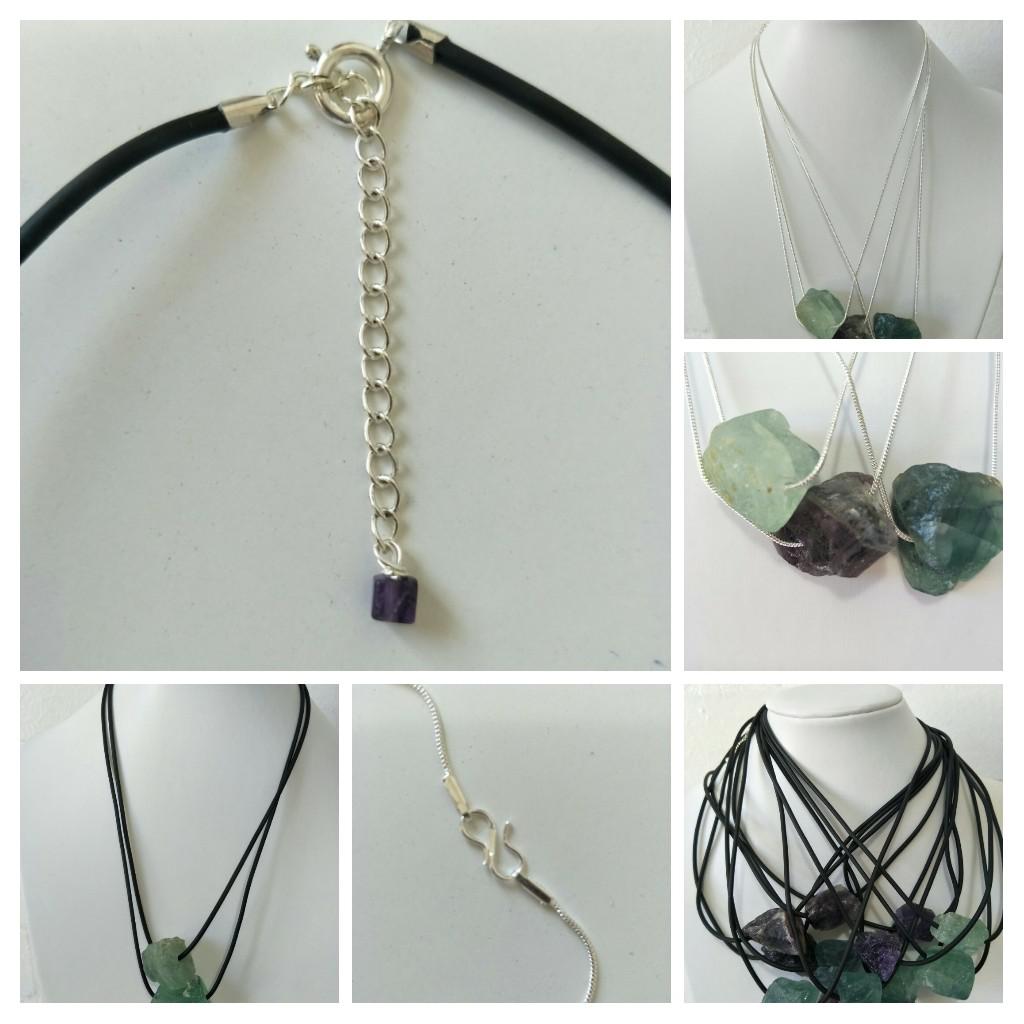 Flourite pendant's protect's you from negative energy and process mental clarity