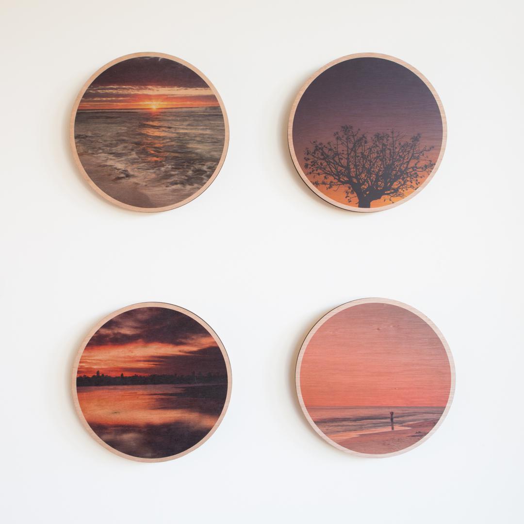 Sunset Wood Prints