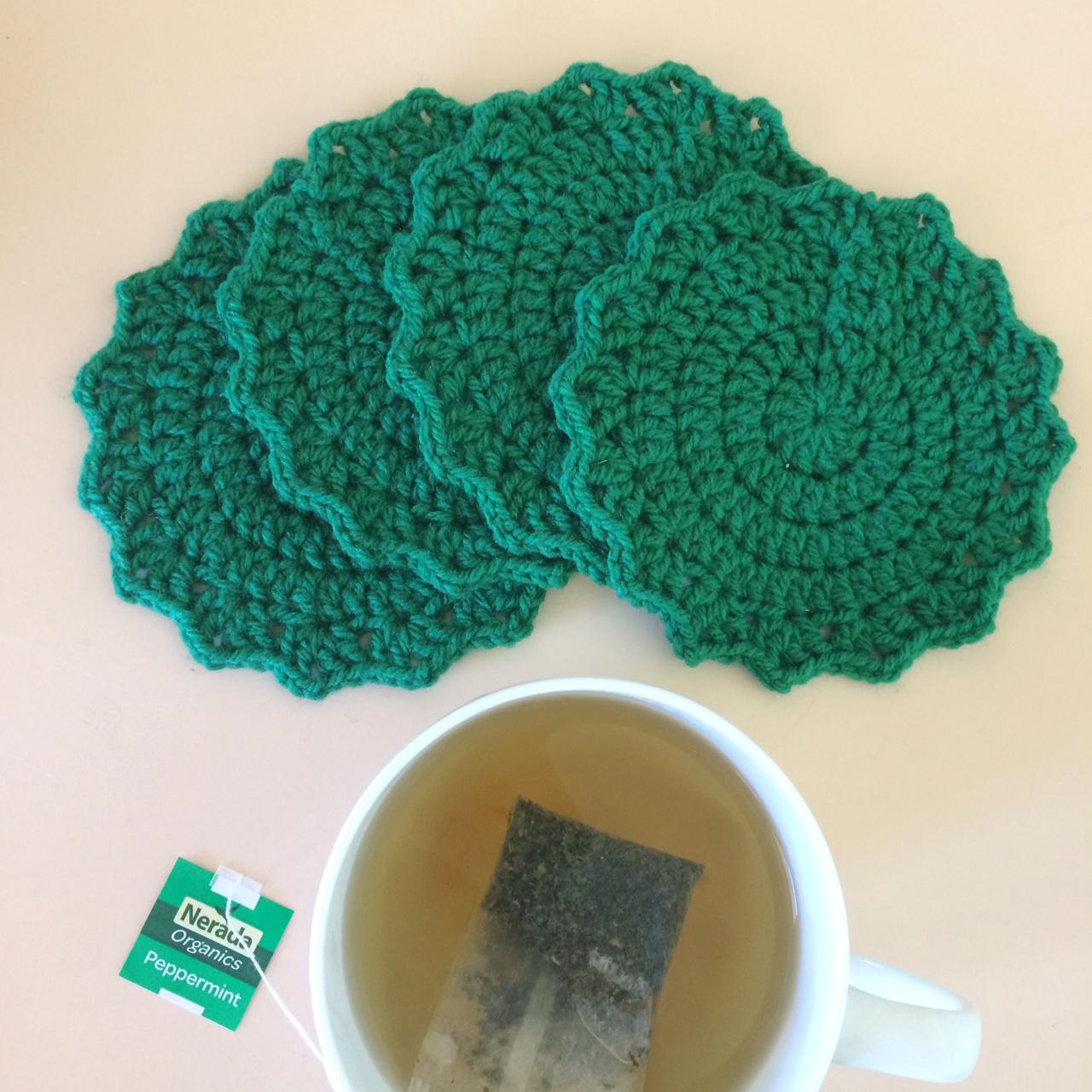 Crochet Coaster Set x 4