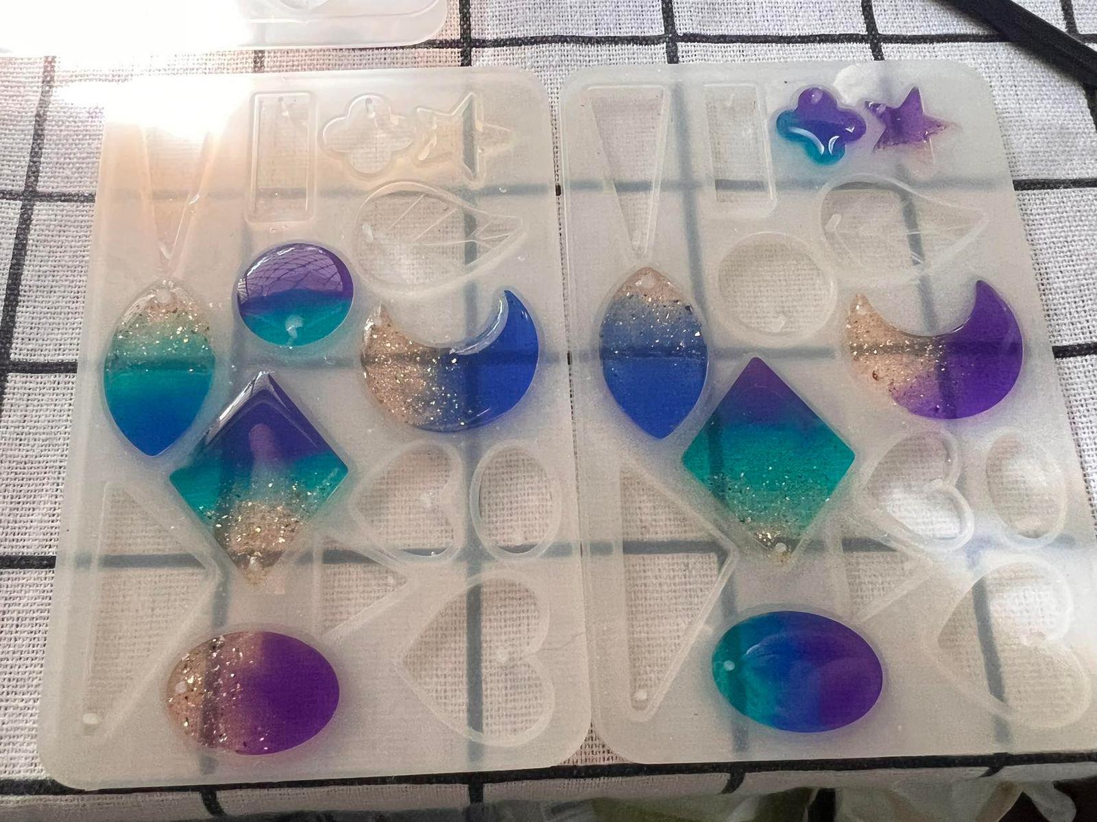 Handmade earrings in progress