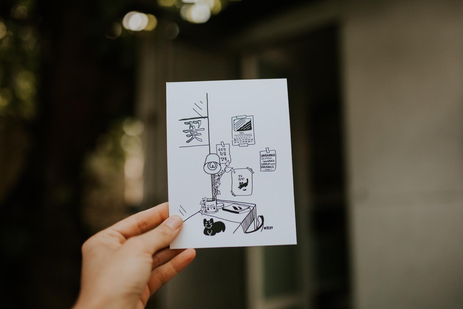 Kikitsa Draws postcard
