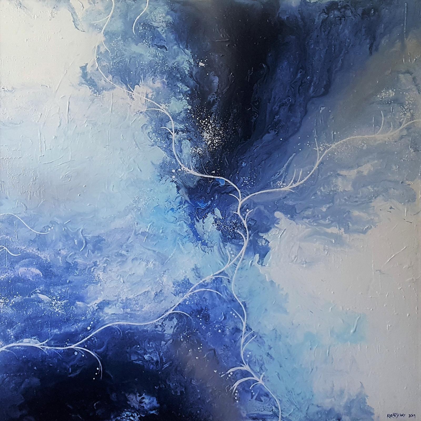 Abstract Art Painting "Spun Denim"