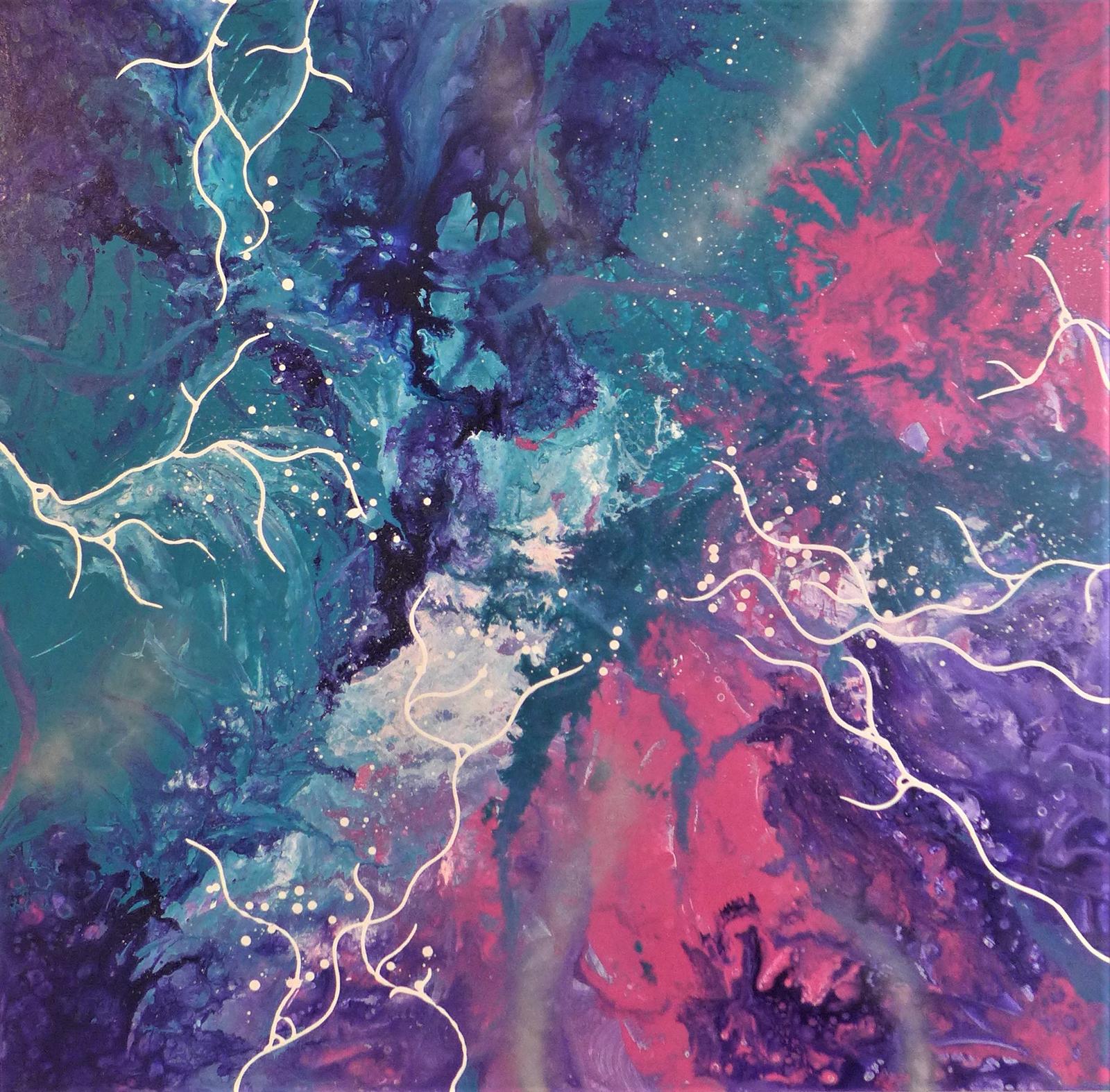 Abstract Art Painting "Hot Mess"