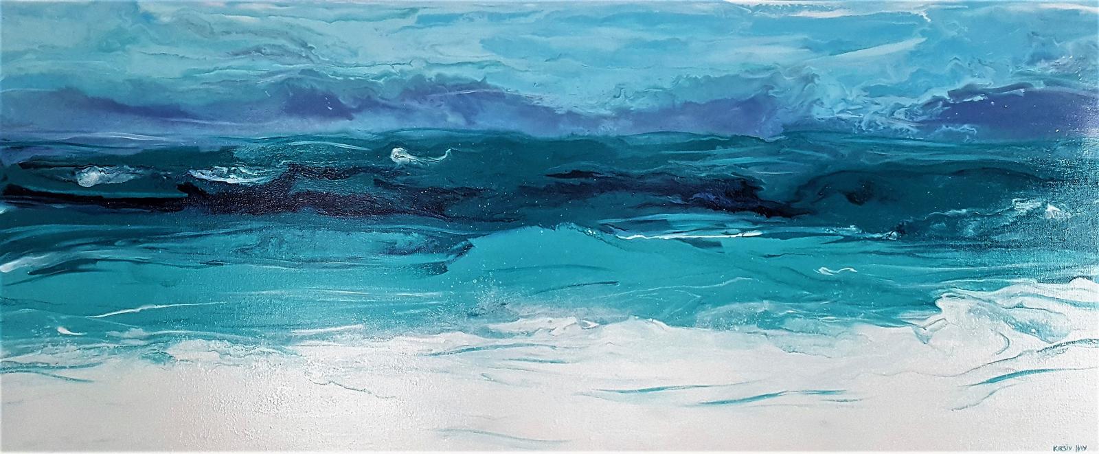 Abstract Art Painting "Altered Ocean"