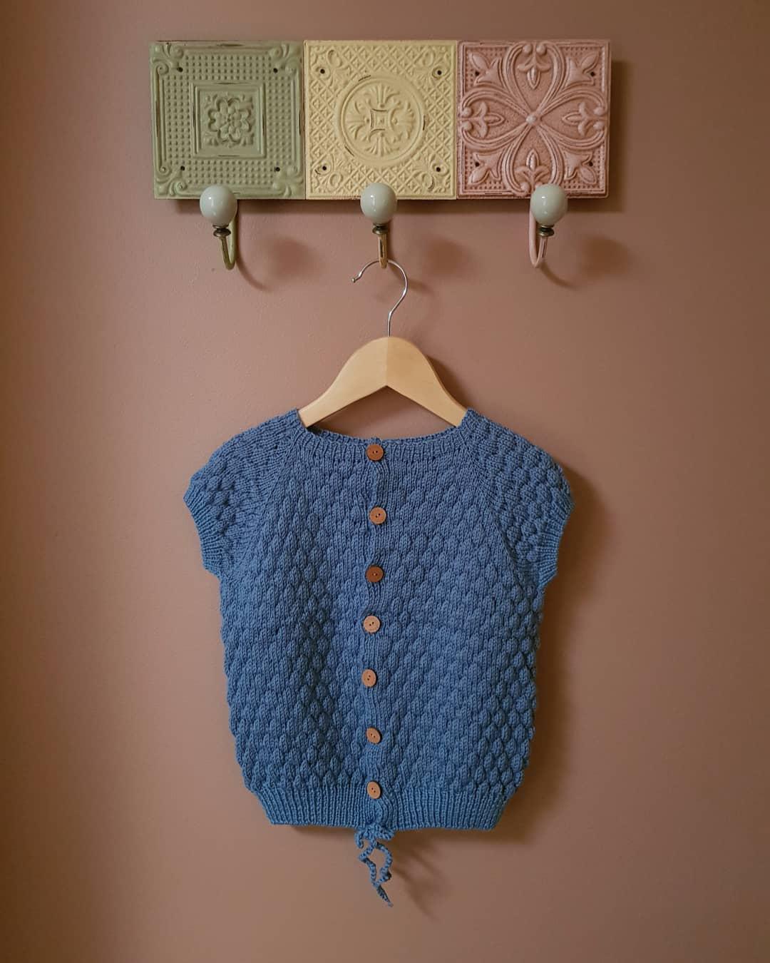 The Blauwe Bessen ~ Blueberry vest