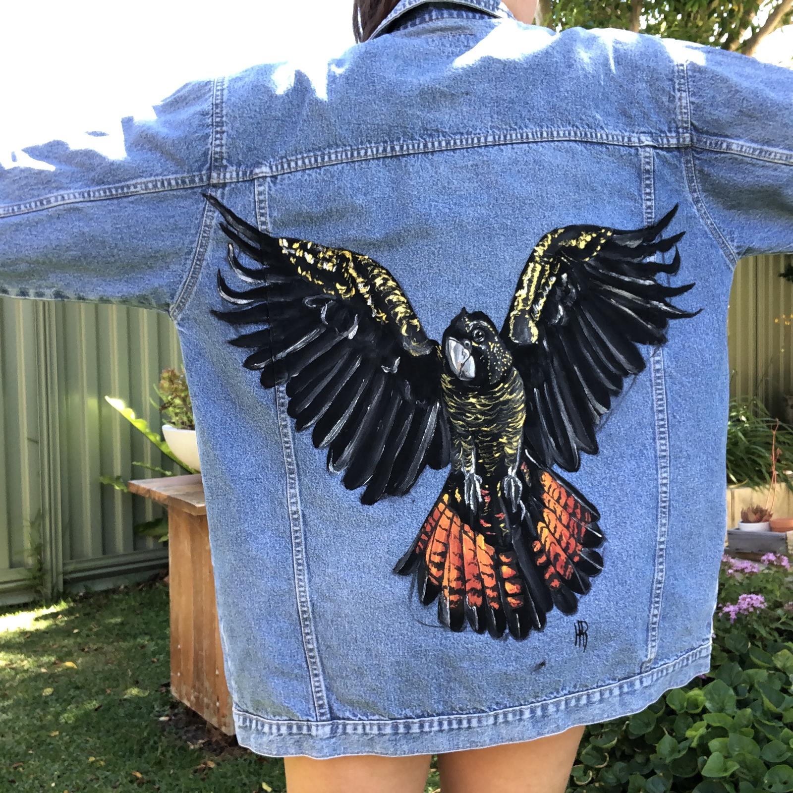 Flame-tail cockatoo jacket