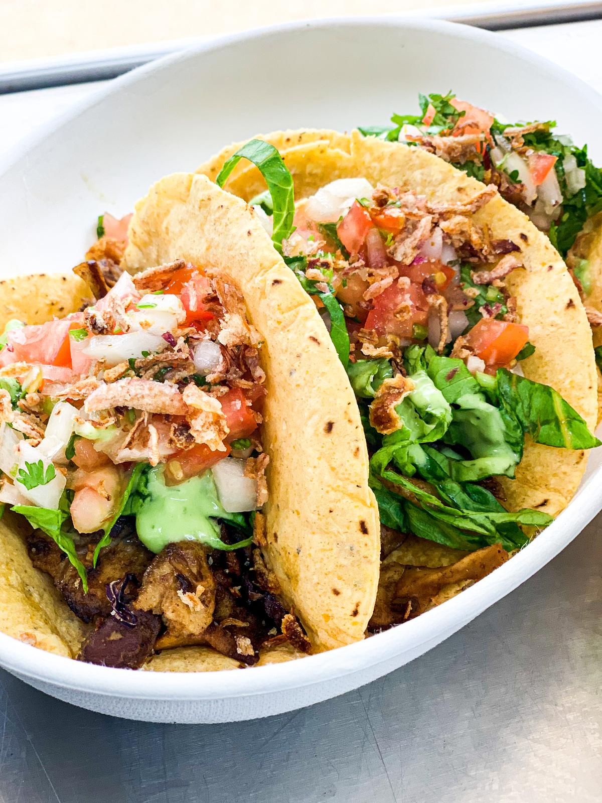 Mushroom tacos