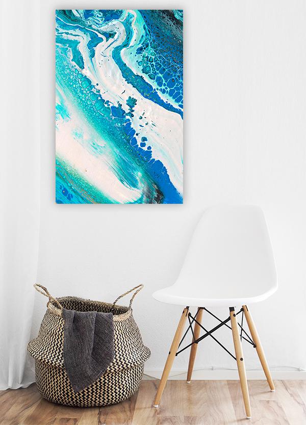 S I M O N E printed on canvas