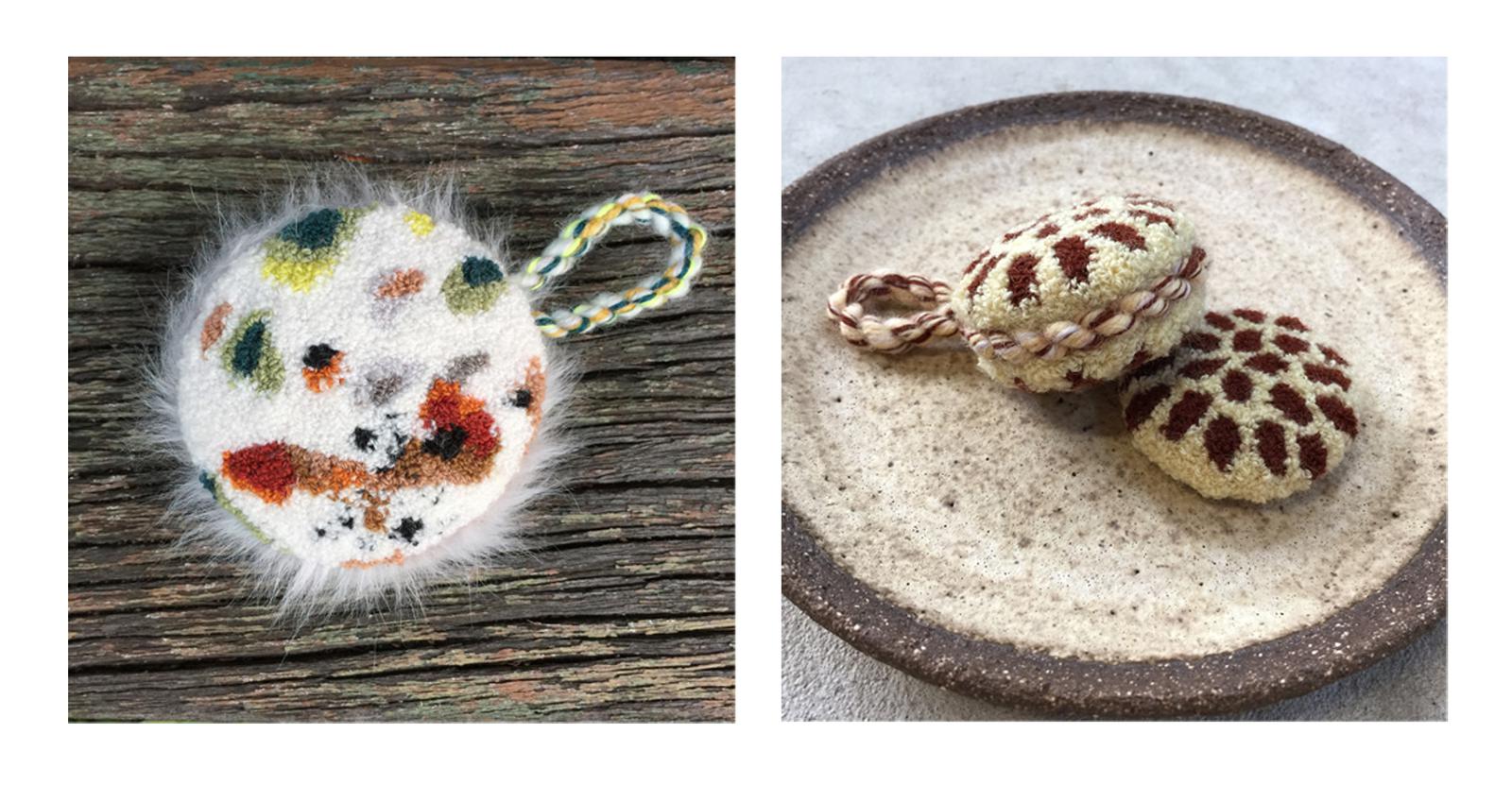 Have A Cookie! - hand embroidered key rings