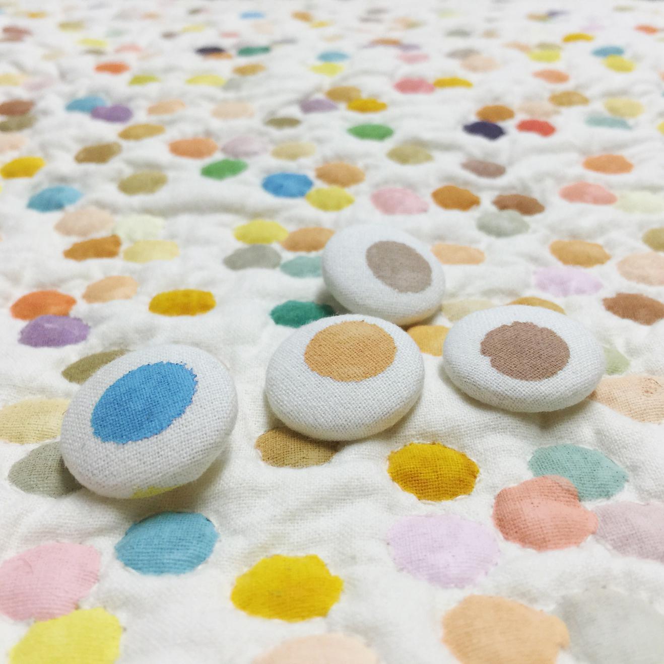 Have You Ever Seen The Beach? - close up textile design and buttons