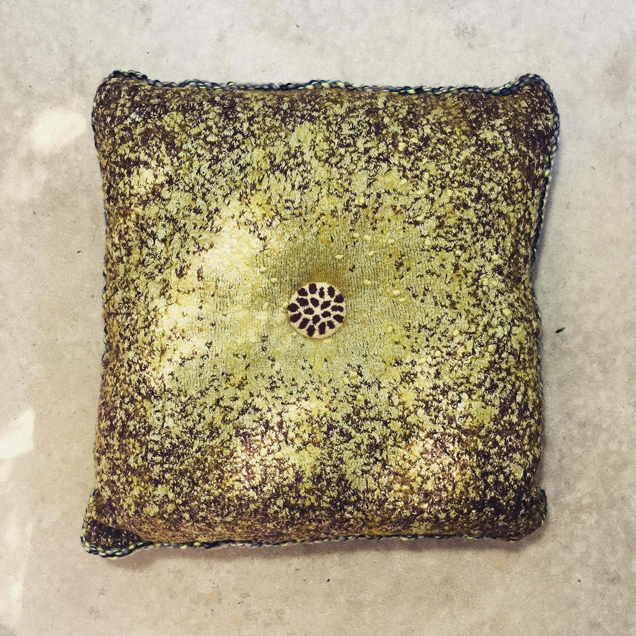 A Forester's Symphony - handmade textile cushion