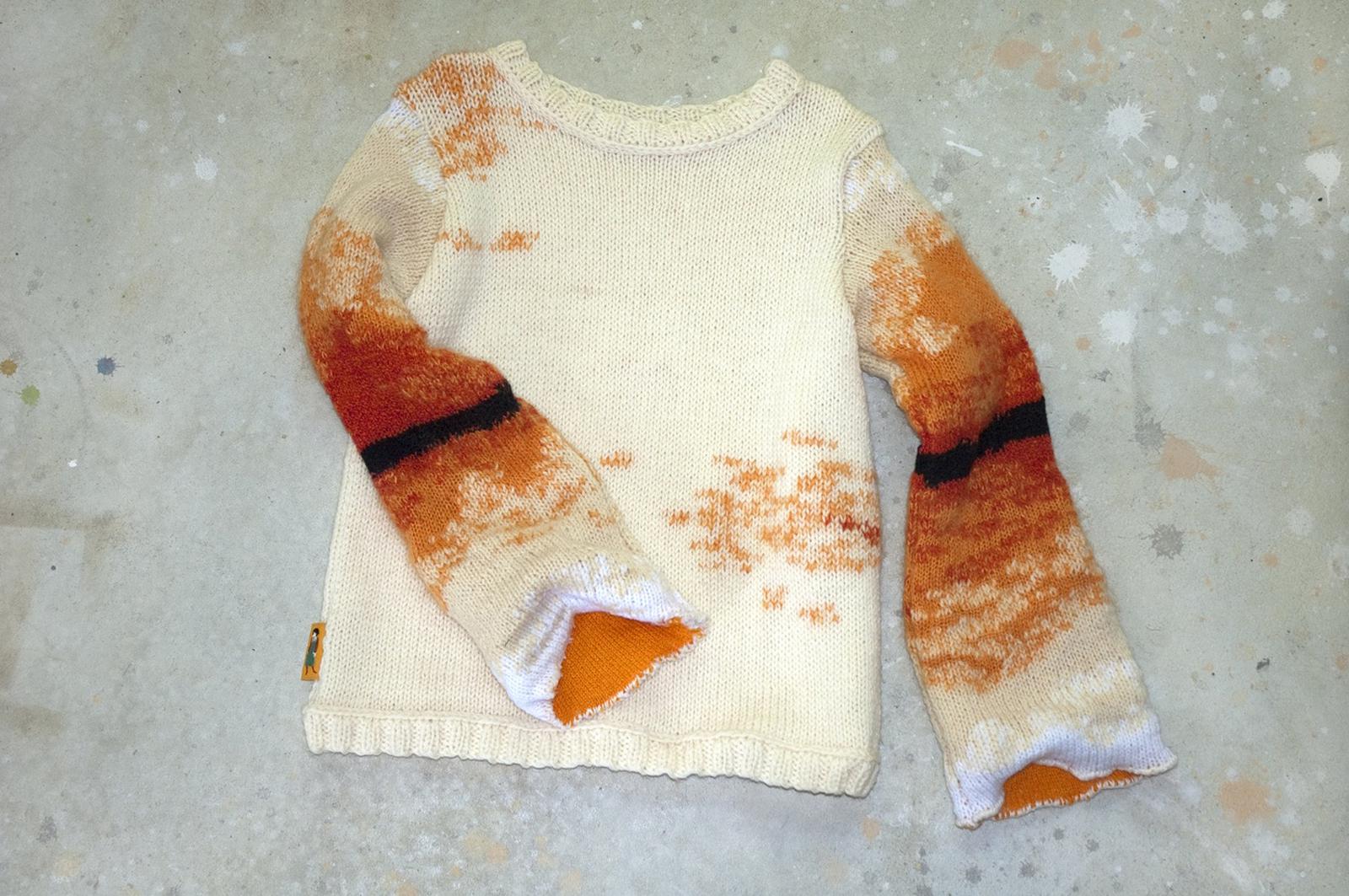 These Burning Arms Of Mine - hand knitted jumper