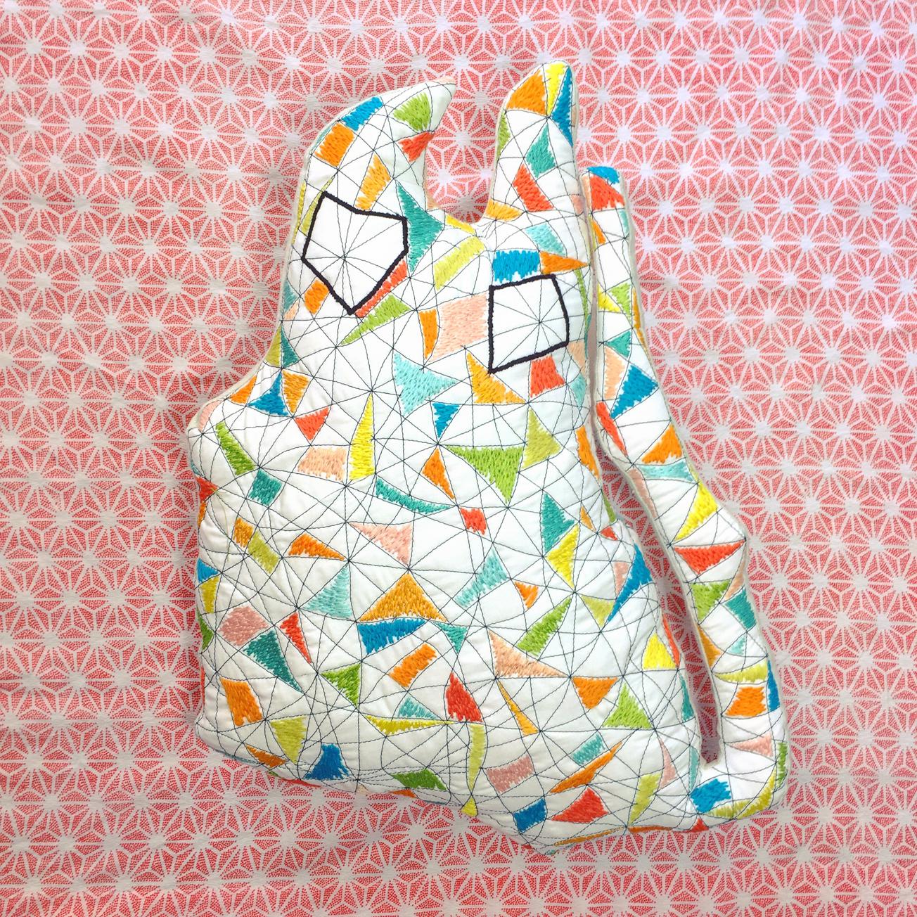 Spirit Cat - soft toy cushion