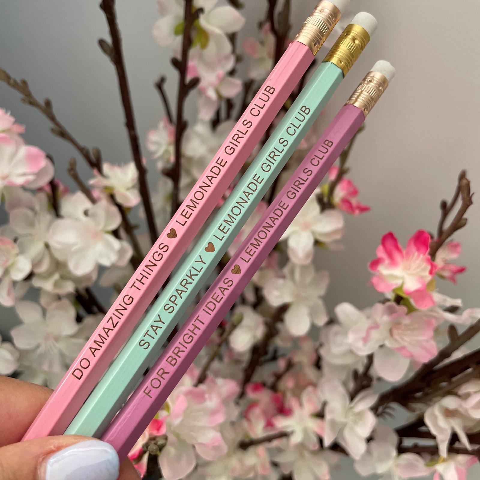 Lemonade Girls Club Bright Idea Pencils