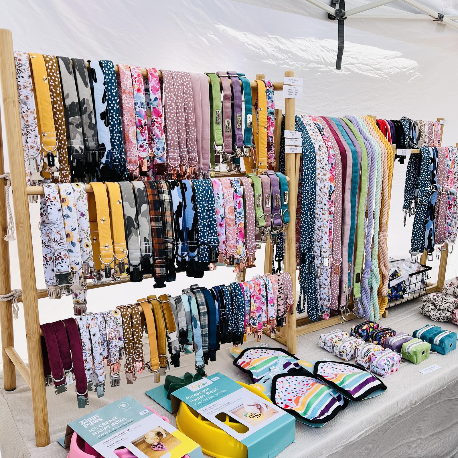 market stall display