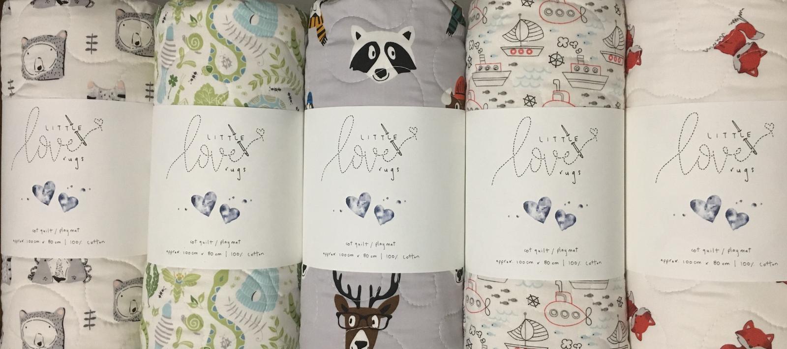 Cot quilts/play mats