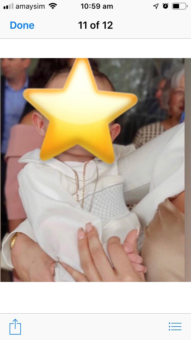 Boys baptism rompers