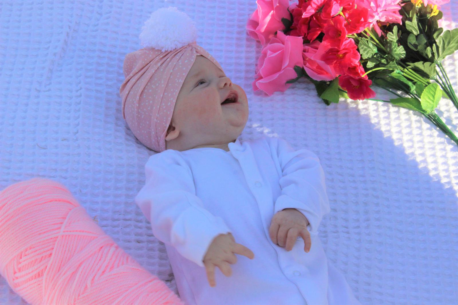 Speckled Snowball Turban