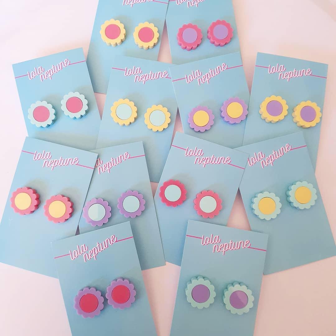 pastel studs