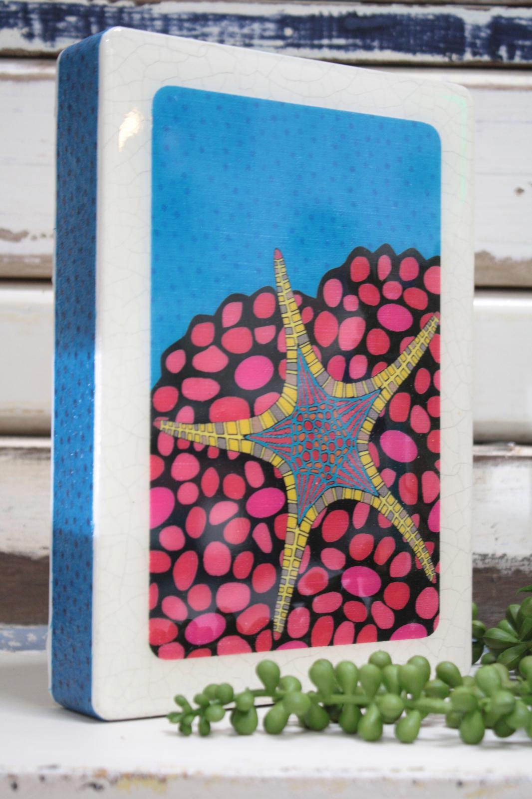 Medi Woodblock - Iconic Starfish