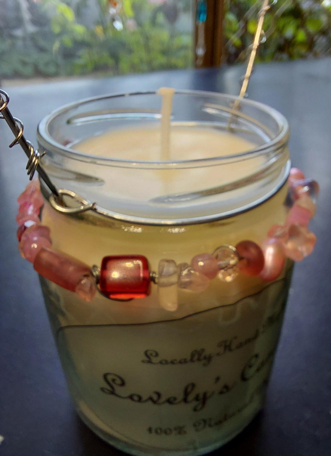 Beaded candles