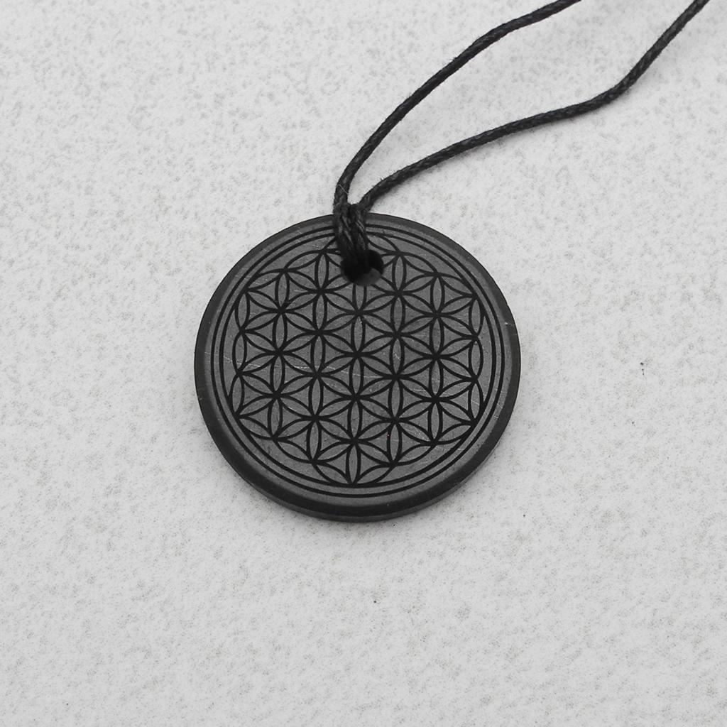 Shungite Seed of Life Pendant