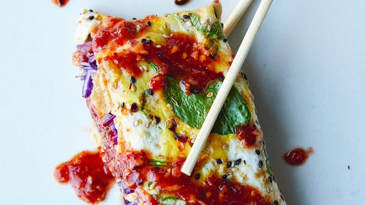 Classic Chinese crepe - Vegetarian