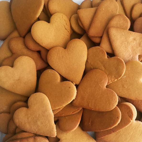 Gingerbread hearts
